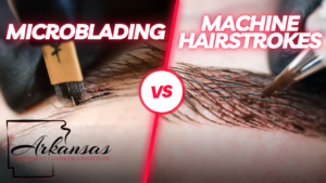 Microblading vs. machine hairstrokes